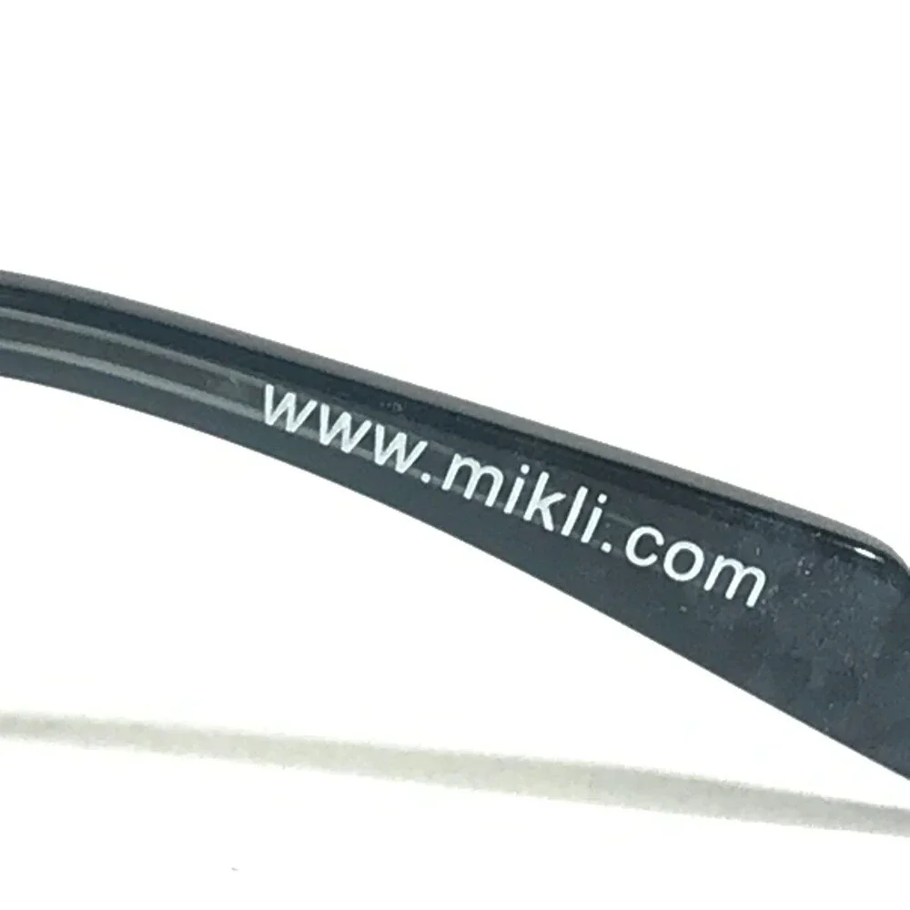 Mikli M0650 col 01 Eyeglasses Frames Black Rectangular Full Rim 51-16-140